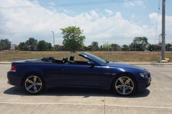 Selling Bmw M6 Convertible at 7900 km Blue
