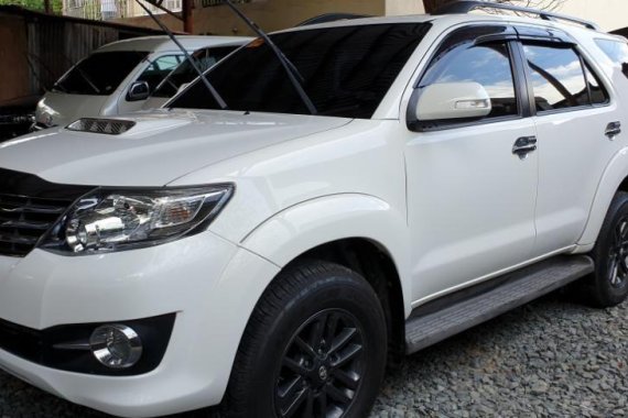 Selling White 2016 Toyota Fortuner in Quezon City