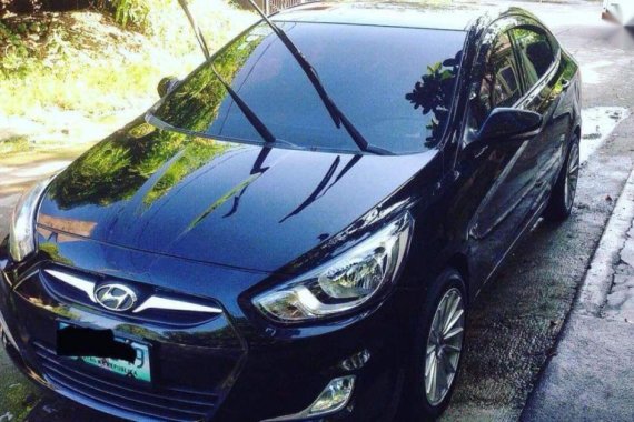 Blue Hyundai Accent 2011 at 60000 for sale in Cainta