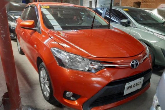 Selling Orange Toyota Vios 2017 Manual Gasoline in Marikina