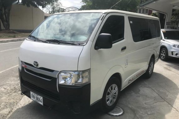 Selling Toyota Hiace 2018 Manual Diesel in Quezon City