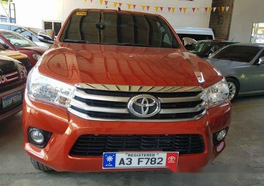 Selling Orange Toyota Hilux 2018 at 12000 km in Pasig