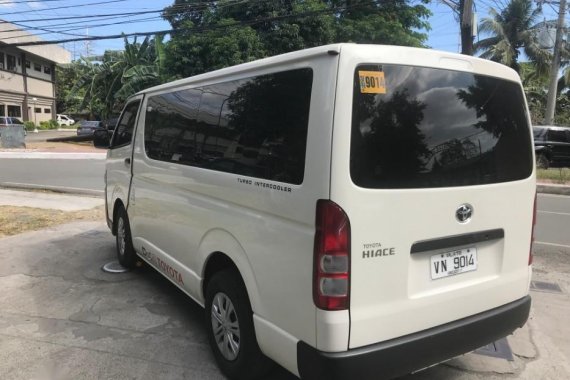 Selling Toyota Hiace 2018 Manual Diesel in Quezon City
