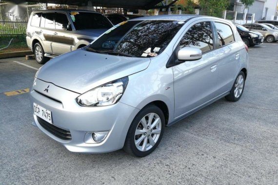 Selling Mitsubishi Mirage 2015 Hatchback at Automatic Gasoline in Marikina