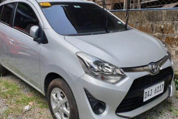 Silver Toyota Wigo 2019 at 10000 km for sale in Quezon City