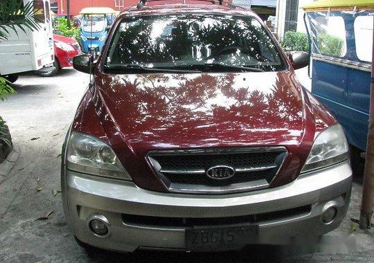 Red Kia Sorento 2005 at 122200 km for sale