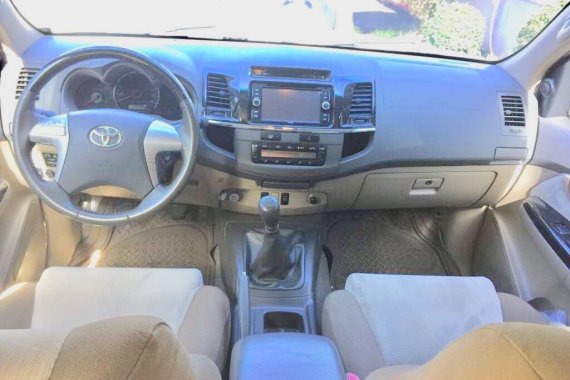 2nd Hand Toyota Fortuner 2013 Manual Diesel for sale in Laguna 