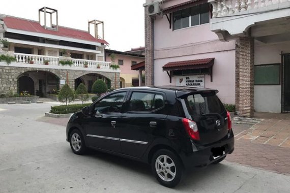 Black 2015 Toyota Wigo at 54000 km for sale 