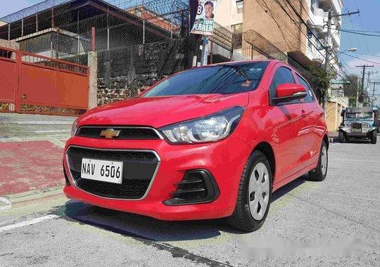 For sale Red 2017 Chevrolet Spark in Quezon City