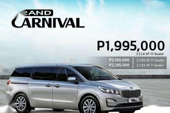 Brand New Kia Grand Carnival 2019 Automatic Diesel for sale in Quezon City