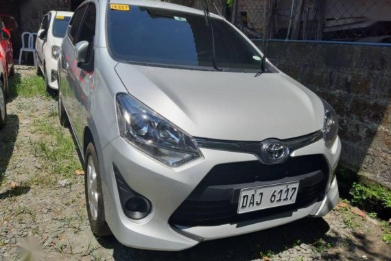 Silver Toyota Wigo 2019 Manual Gasoline for sale in Quezon City