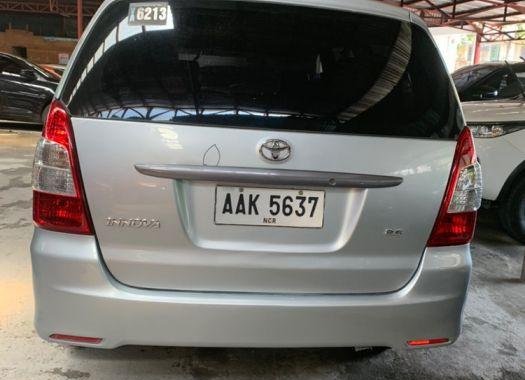 Silver Toyota Innova 2014 Manual Diesel for sale in Quezon City