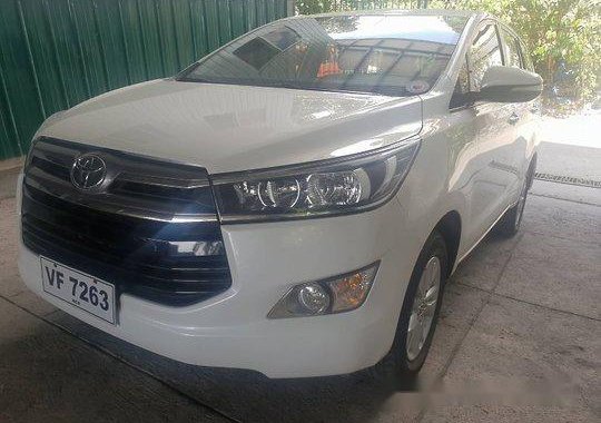 White Toyota Innova 2016 at 50000 km for sale