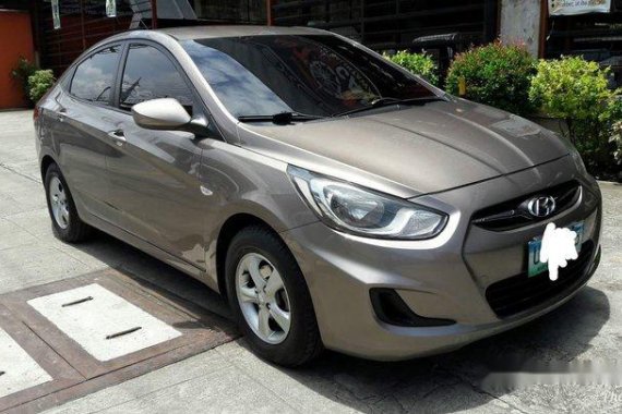 Selling Brown 2012 Hyundai Accent at 49000 km