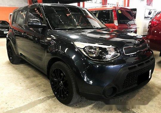 Blue Kia Soul 2015 Automatic Diesel for sale in Quezon City