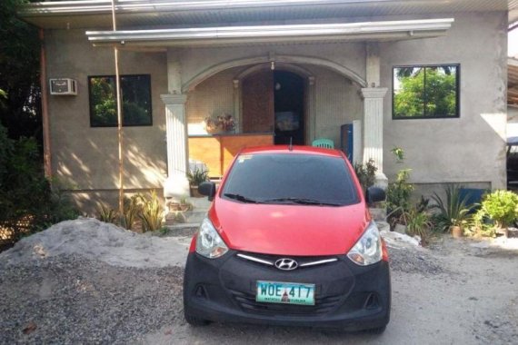 Selling Hyundai Eon 2014 Manual Gasoline at 100000 km in Lubao