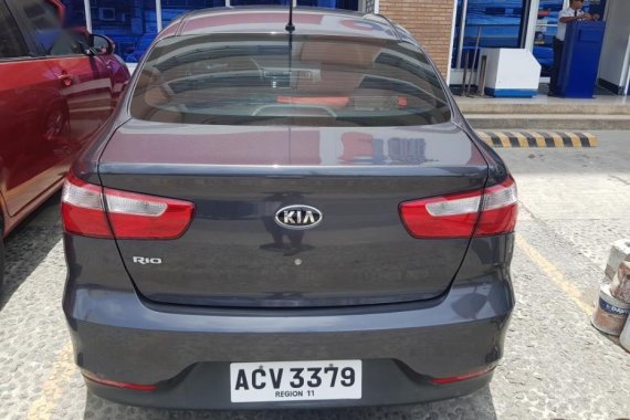 Sell 2nd Hand 2016 Kia Rio Manual Gasoline at 31000 km in Davao City