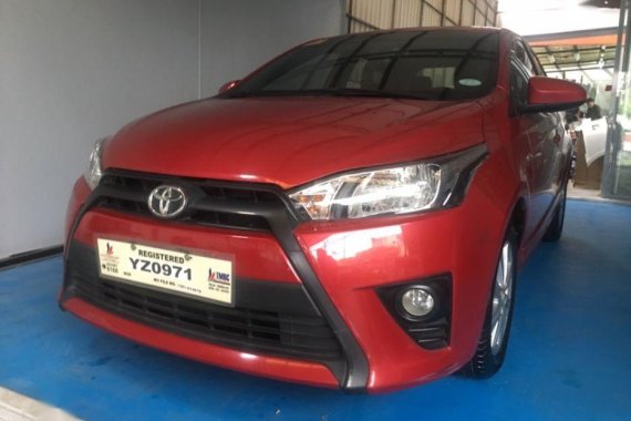 Selling Toyota Yaris 2016 Manual Gasoline in Quezon City