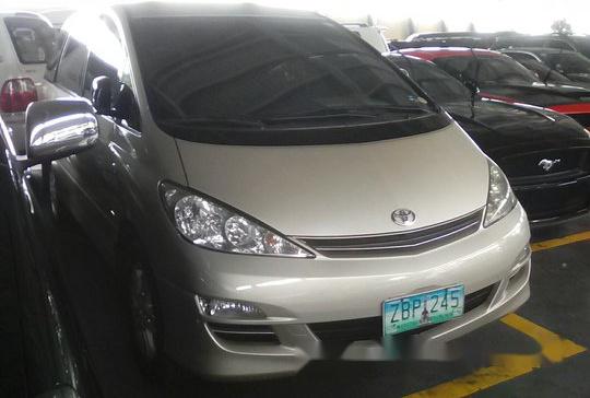 Beige Toyota Previa 2005 for sale in Pasig