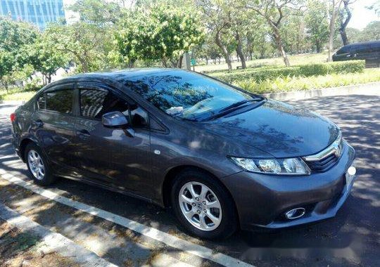 Selling Grey Honda Civic 2013 Automatic Gasoline for sale