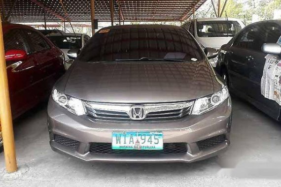 Selling Grey Honda Civic 2013 Automatic Gasoline for sale 