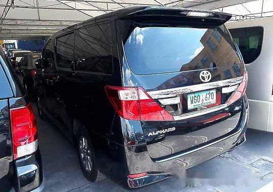 Black Toyota Alphard 2013 at 58183 km for sale