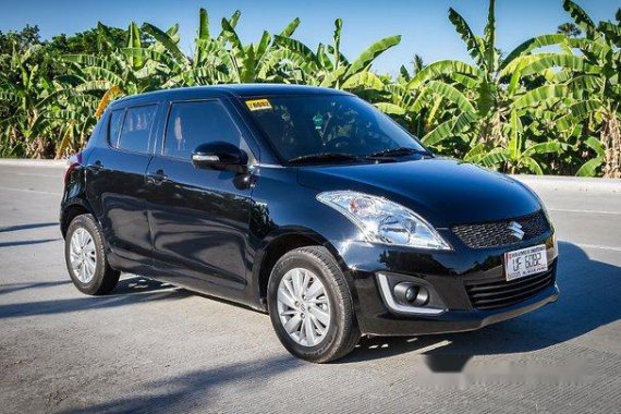 Black Suzuki Swift 2017 for sale in General Salipada K. Pendatun