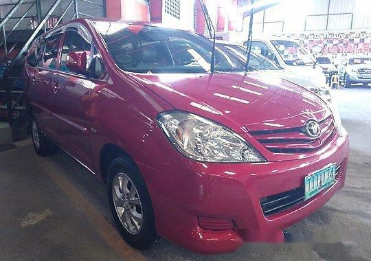 Selling Red Toyota Innova 2011 Manual Diesel