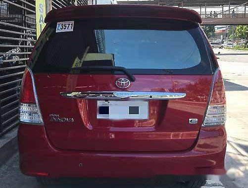 Red Toyota Innova 2012 Manual Gasoline for sale in General Salipada K. Pendatun