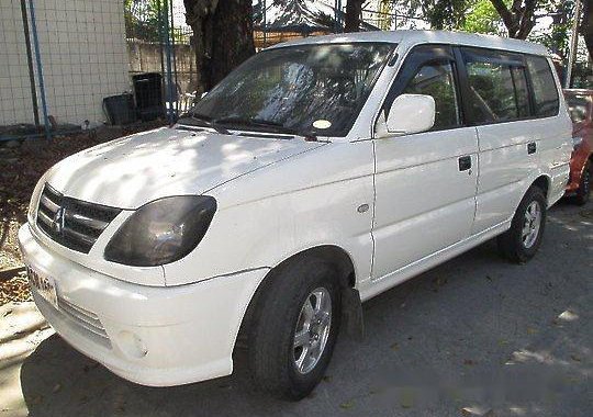 White Mitsubishi Adventure 2016 Manual Diesel for sale Manila
