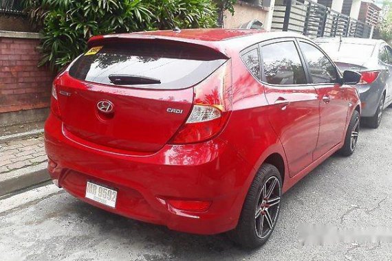 Red Hyundai Accent 2017 for sale in General Salipada K. Pendatun