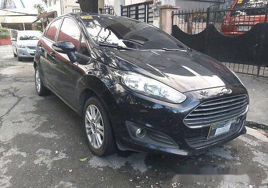 Selling Black Ford Fiesta 2017 Automatic Gasoline at 14000 km for sale