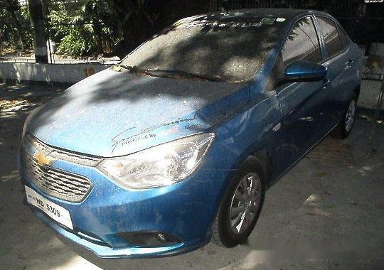Selling Blue Chevrolet Sail 2017 for sale in Manual