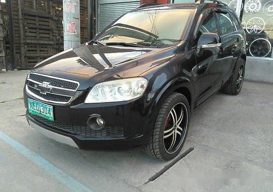 Selling Black Chevrolet Captiva 2009 Automatic Diesel at 74631 km