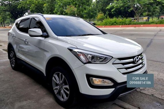 2nd Hand Hyundai Santa Fe 2014 Automatic Diesel for sale in Quezon City