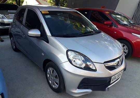 Selling Silver Honda Brio 2015 for sale