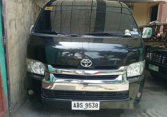 Selling Black Toyota Hiace 2016 Manual Diesel for sale in Taguig