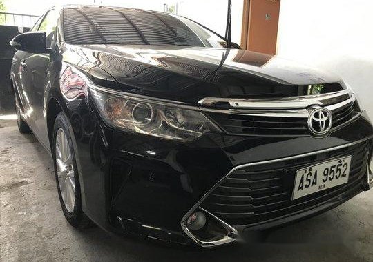 Black Toyota Camry 2015 Automatic Gasoline for sale in Quezon City