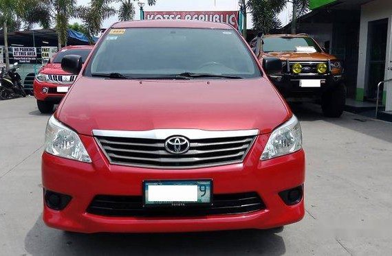 Sell Red 2014 Toyota Innova at Manual Diesel at 85000 km in Meycauayan