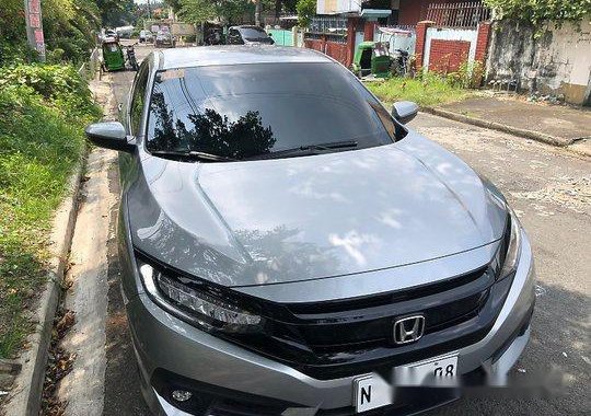 Selling Silver Honda Civic 2018 Automatic Gasoline for sale