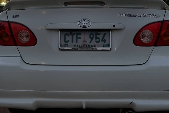 2003 Toyota Altis for sale