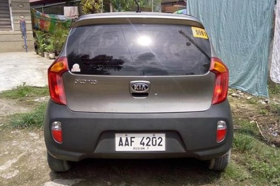 Selling Gray 2013 Kia Picanto Gasoline Manual in Quezon