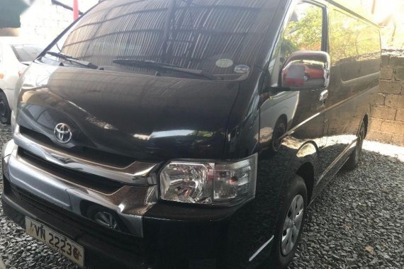 Black Toyota Hiace 2017 for sale in Manual