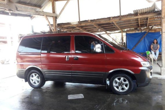 Selling Red Hyundai Starex Manual Diesel in Davao City