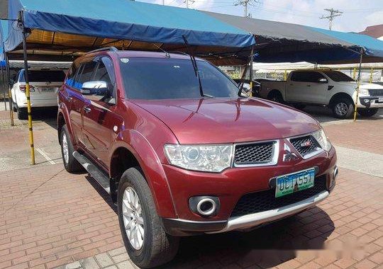 Red Mitsubishi Montero Sport 2013 Automatic Diesel for sale in Binangonan