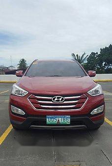 Selling Red Hyundai Santa Fe 2013 at Automatic Diesel 