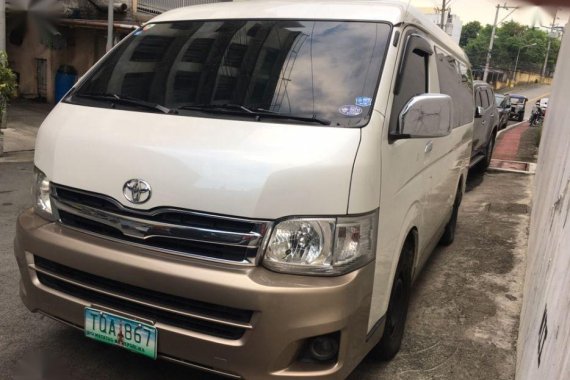 2nd Hand Toyota Hiace 2012 Manual Diesel for sale in Quezon City