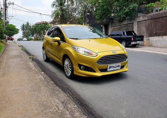 Yellow Ford Fiesta 2016 Automatic Gasoline for sale in Quezon City