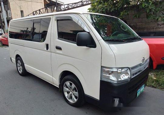 Sell White 2014 Toyota Hiace in Quezon City