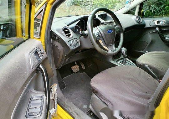 Yellow Ford Fiesta 2016 Automatic Gasoline for sale in Quezon City